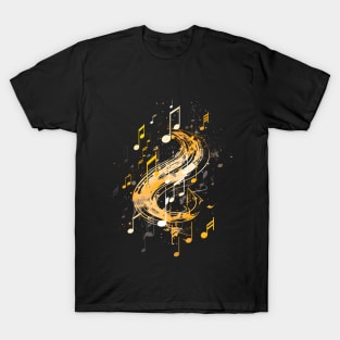 Music Notes River T-Shirt